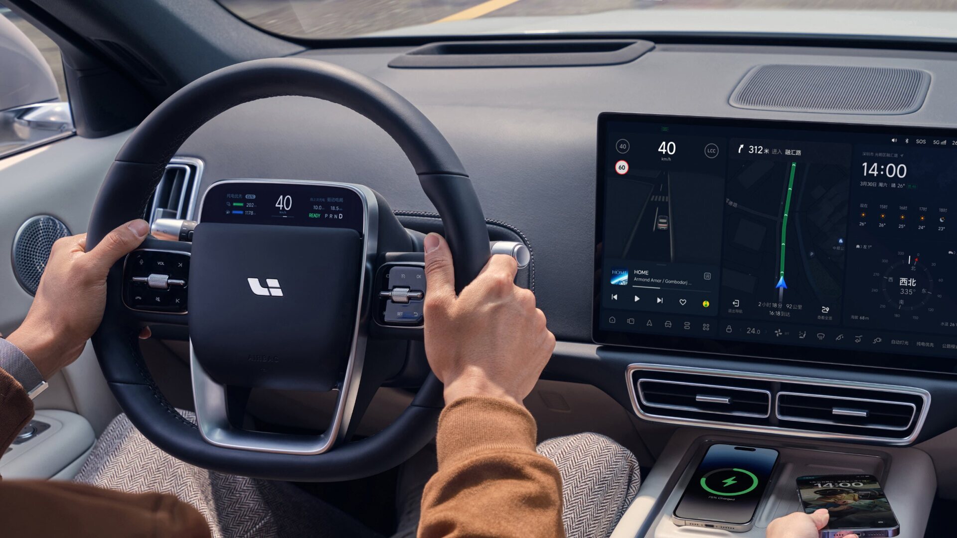 Multifunction steering wheel Lixiang L6