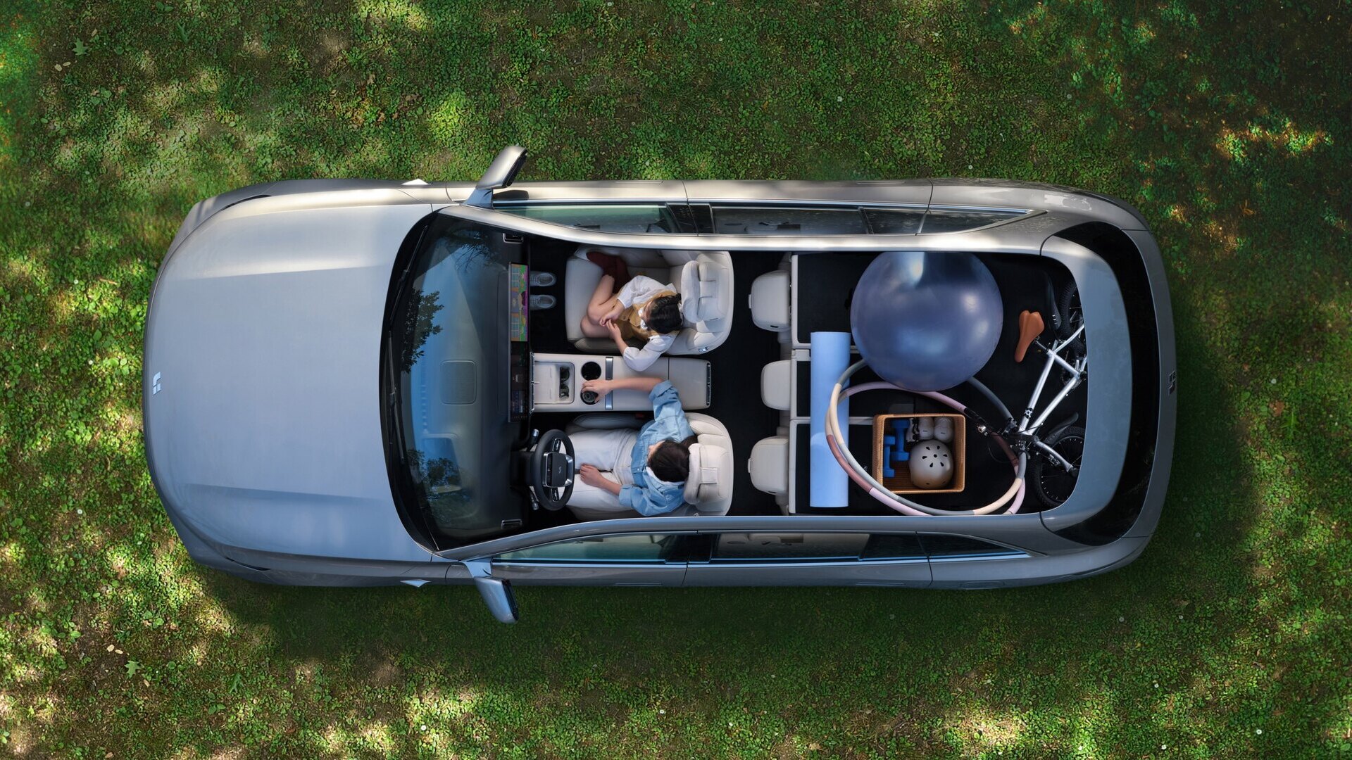 Lirear seats folded Lixiang L7