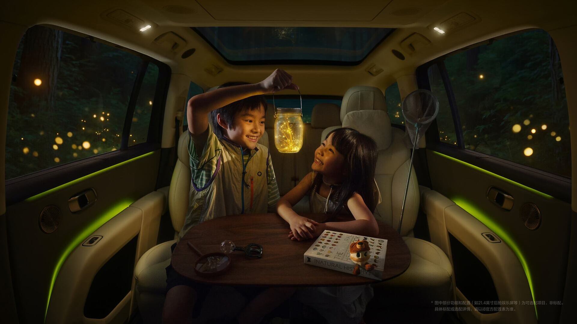 Forest cabin lighting Lixiang i8