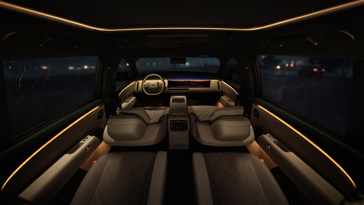 Panoramic roof with illumination Li l9 Livis